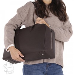 Сумка женская кожаная 0179VG coffee Vitelli Grassi