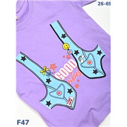 Футболка F47 сиреневый