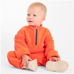 Костюм флисовый детский (джемпер и брюки) MINAKU цвет оранжевый, рост 86-92 см
