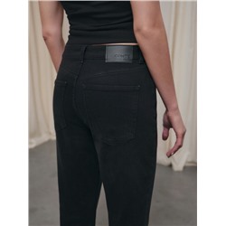 Актуальная коллекция CONTE CON-809 Черные джинсы-клёш с высокой линией талии