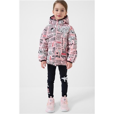 Куртка текстильная с полиуретановым покрытием для девочек PLAYTODAY, 1242842