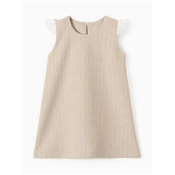 Платье для девочки MINAKU: Eco style, рост 68-74 см, бежевое