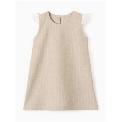 Платье для девочки MINAKU: Eco style, рост 68-74 см, бежевое