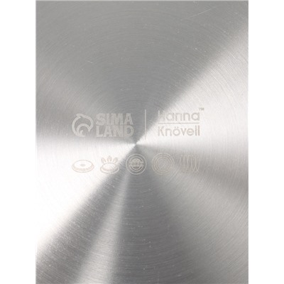 Блинная сковорода 3Ply Hanna Knövell, d=28 см, h=3 см, толщина 2.2 мм, индукция, нержавеющая сталь