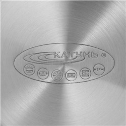 Кастрюля Катунь «Ирида», 1.9 л, d=16 см, капсульное дно, индукция, нержавеющая сталь