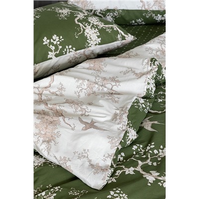 КПБ поплин Mia Cara Dolce Vita рис. 36036-2/36036-4/37080-8 Chinoiserie verde