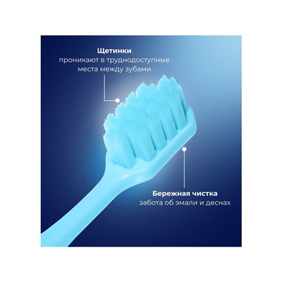 Зубная щётка Evermex мягкая, микс