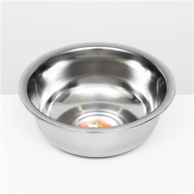 Миска металлическая эконом, 1 л, 17×6.5 см