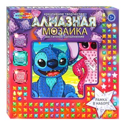 Алмазная мозаика 15*15 "Стич" в коробке