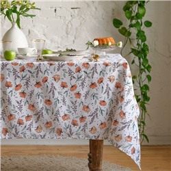 Скатерть Доляна Oleander 149×180 см, 100% хлопок, рогожка 164 г/м²