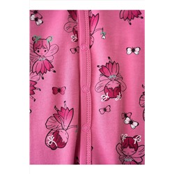 Комбинезон детский трикотажный для девочек, 2 шт в комплекте PLAYTODAY, 1240144