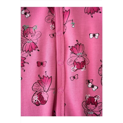 Комбинезон детский трикотажный для девочек, 2 шт в комплекте PLAYTODAY, 1240144