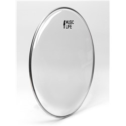 Пластик для барабана Music Life 14 дюймов, прозрачный