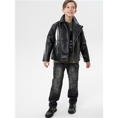 Куртка кожаная для мальчиков