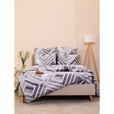 Пододеяльник бязь люкс на молнии - Ромбы