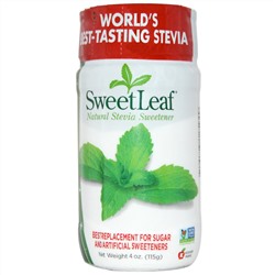 Wisdom Natural, SweetLeaf, натуральный подсластитель из стевии, 115 г (4 унции)
