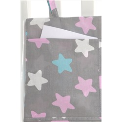 Органайзер на детскую кроватку арт.ККР/звездочка розовая