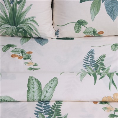 Постельное бельё 1.5-спальное LoveLife «Тропики», сатин