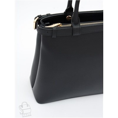 Сумка женская кожаная 3167PE black Polina&Eiterou