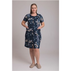 Халат на молнии из хлопка М325364зб