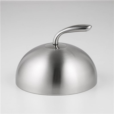 УЦЕНКА Крышка-Клош из нержавеющей стали, 20×20×14 см, круглая