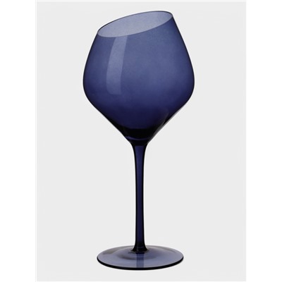 Бокал для вина Magistro «Иллюзия», 540 мл, 10×24 см, стекло, синий
