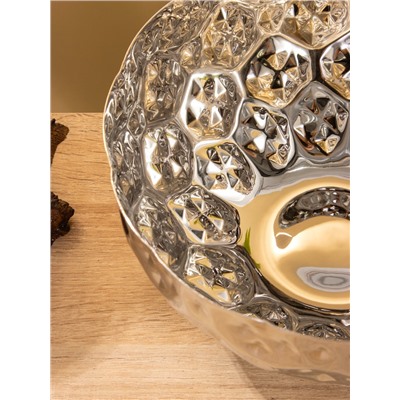 Миска гранёная, 25×25×12.5 см, нержавеющая сталь