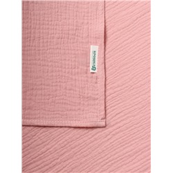 Полотенце - уголок муслиновое «Крошка Я», 75×75 см, хлопок 100%, пудровое