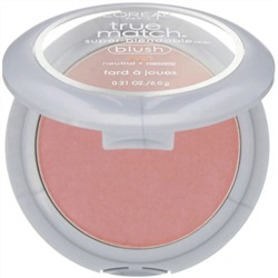 L'Oreal, Румяна True Match Super-Blendable Blush, оттенок N5-6 «Абрикосовый поцелуй», 6 г