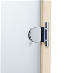 Дверь для бани и сауны «Графит», 190×70 см, стеклянная