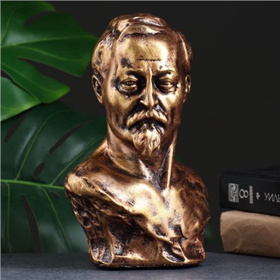 Бюст «Дзержинского Ф.Э.», фигурка полистоун, под бронзу, 17×24 см