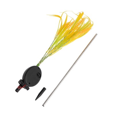 Садовый светильник «Пшеница», уличный, на солнечной батарее, 75 см, 42 LED, свечение тёплое белое