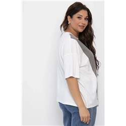 Блуза Малина (белая) Б13938-1М