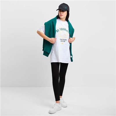 Футболка женская Mist Old School размер 42, цвет белый