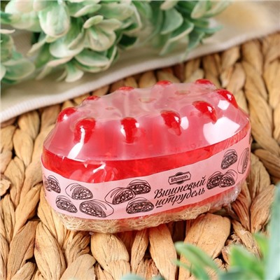 Мыло массажное с люффой «Вишневый штрудель» 100 г «Добропаровъ»