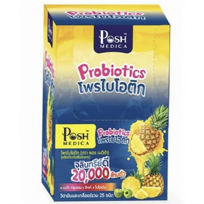 Ананасовые пробиотики POSH MEDICA, 6 саше по 18 грамм