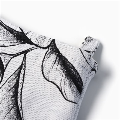 Варежка-прихватка «Доляна» Plant leaves, 20×27 см, 100% хлопок, 250 г/м²