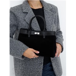 Сумка женская кожаная 999010NN black Natale Navetta