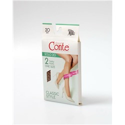 Гольфы CONTE SOLO 20 Гольфы женские