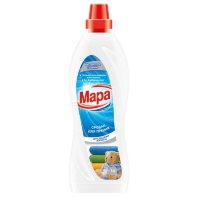 Жидкое Средство для стирки Мара для ДЕТСКОГО Белья 1000 мл