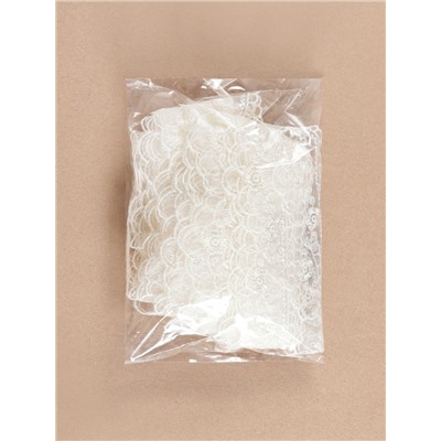 Кружево на сетке, 40 мм, 11±1 м, айвори