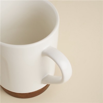 Кружка SL Home «Дольче фар ниенто», 400 мл, керамика, белая