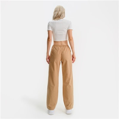 Брюки женские MIST, размер 44-46, бежевые