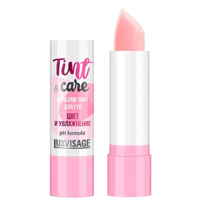 Бальзам-тинт для губ Tint & care pH formula цвет и увлажнение тон 01 Rose