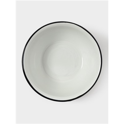 Миска эмалированная, 800 мл, белая