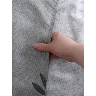 Постельное бельё 1.5-спальное LoveLife «Цветение» Brown line, микрофибра