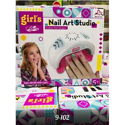 Детский маникюрный набор для ногтей+ сушилка для ногтей