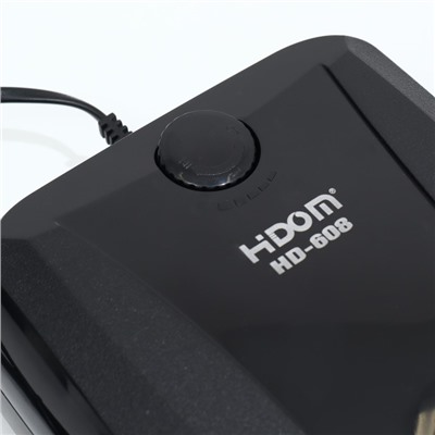 Компрессор Hidom Hd=608 для аквариума, бесшумный, с регулировкой, 4×2.5 л/м, 10 Вт