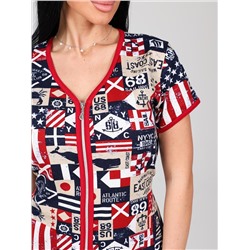 Тома - халат синий