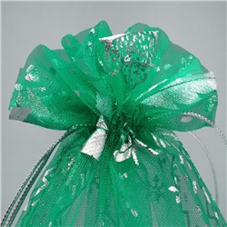 Мешочек подарочный новогодний органза «Исполнения желаний», 20×30 см ± 1.5 см